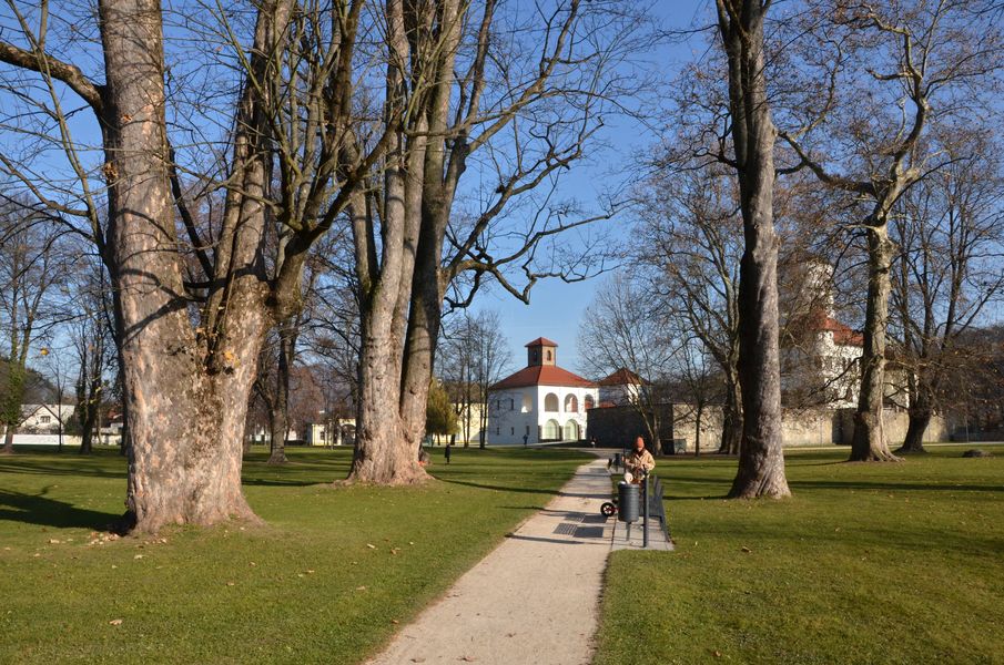 Baroková kaplnka a park