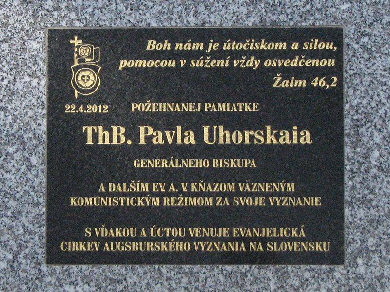 ThB. Pavol Uhorskai, gen. biskup