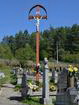 Kríž na cintoríne v Hrabovom