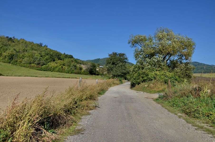 Prístupová cesta z Kameničian