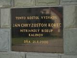 Pamätná tabuľa v Kalinove