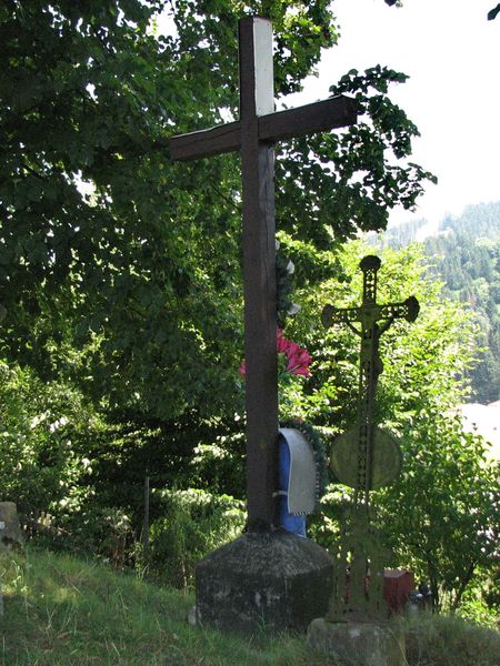 Drevený kríž v Dunajove