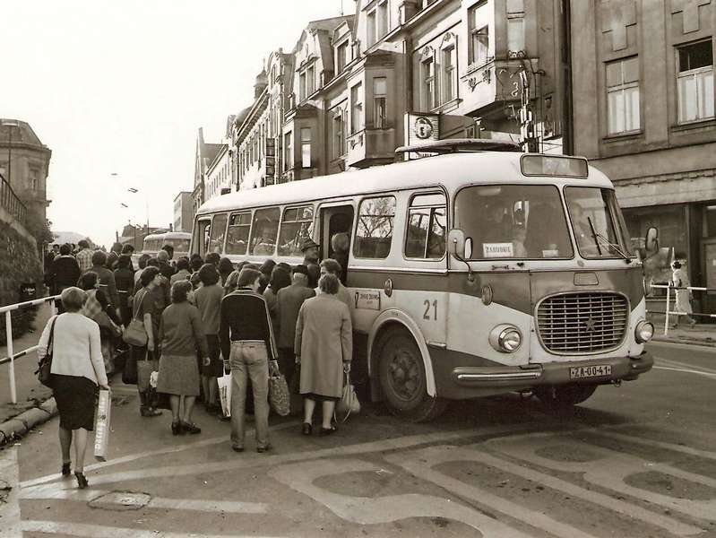Autobusy MHD v 60. - 80. rokoch