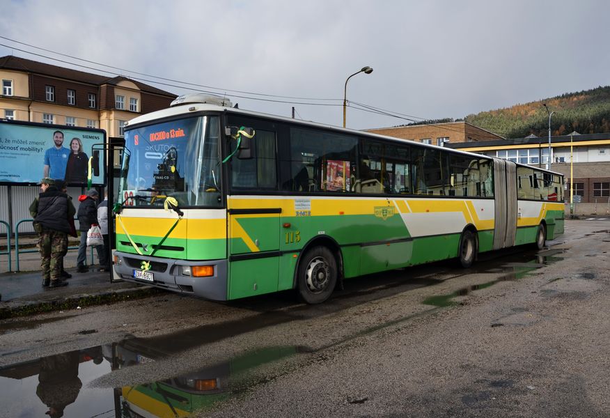 Autobus Karosa B961 ev. č. 115