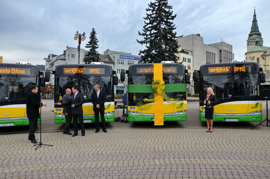 Nové autobusy v Žiline