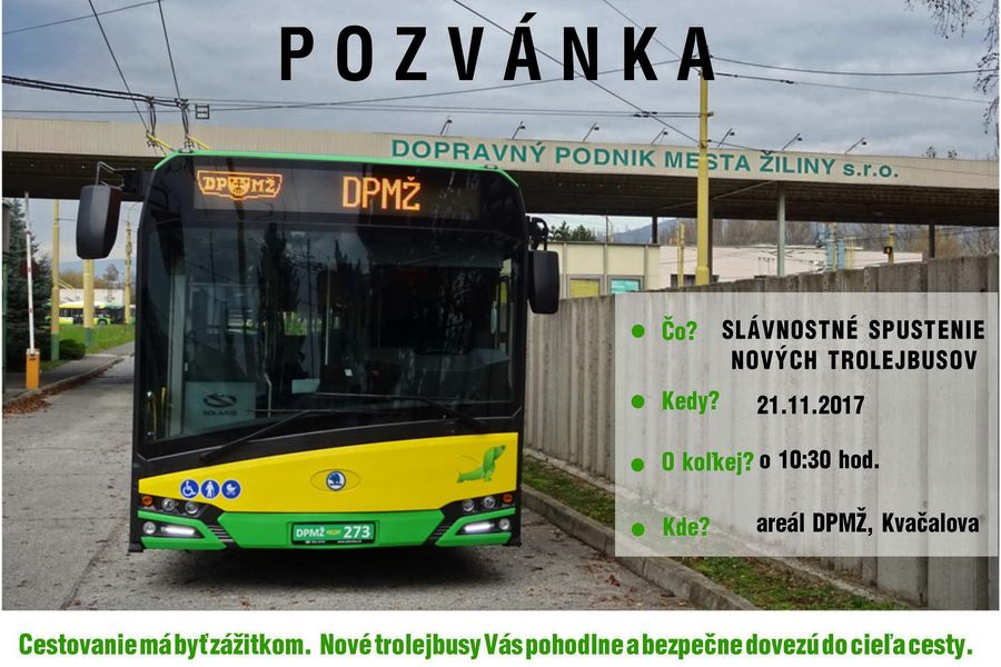 Nové trolejbusy 2017