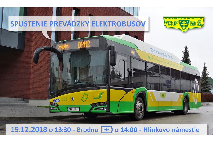 Nové elektrobusy v Žiline