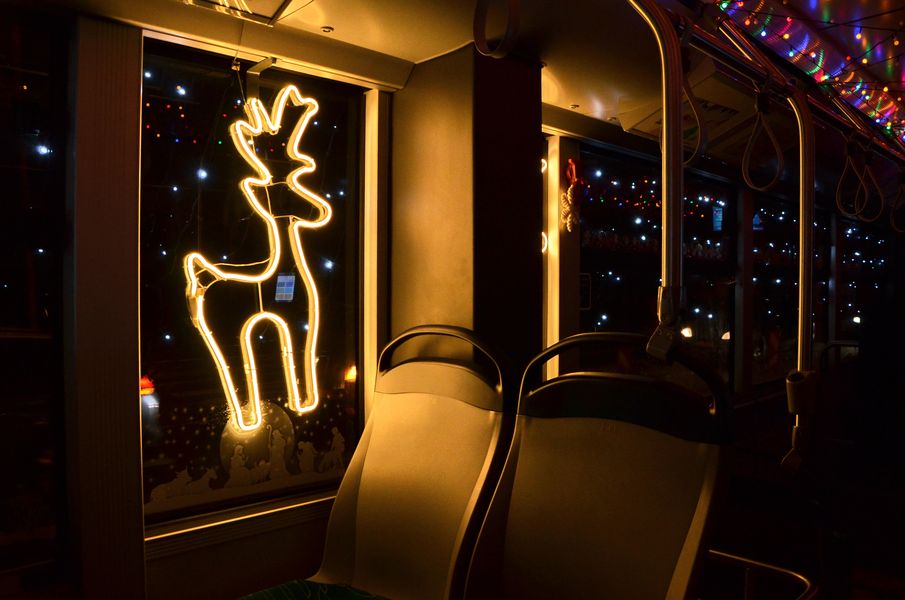 Vianočný trolejbus 2021