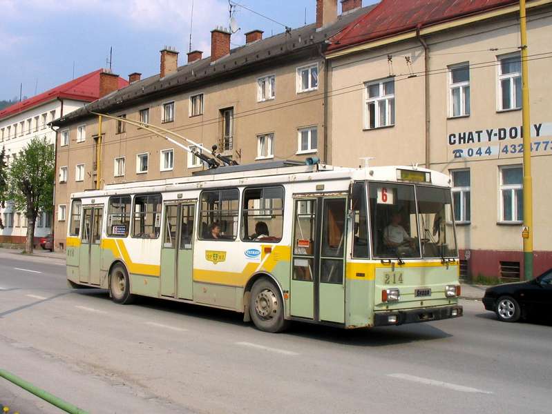 Trolejbus Škoda 14Tr ev. č. 214