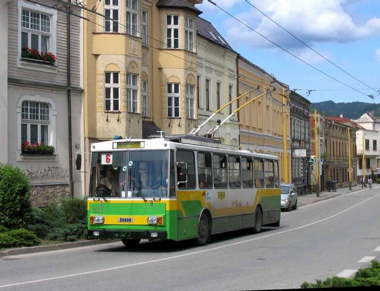 Trolejbus Škoda 14Tr ev. č. 217