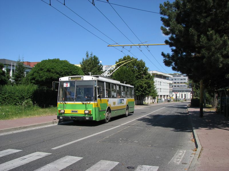 Trolejbus Škoda 14 Tr ev. č. 219