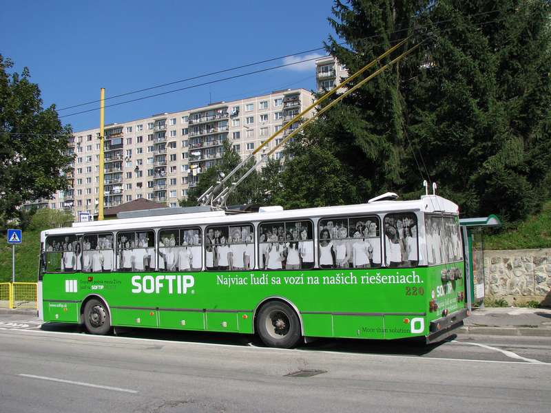 Trolejbus Škoda 14 Tr ev. č. 220
