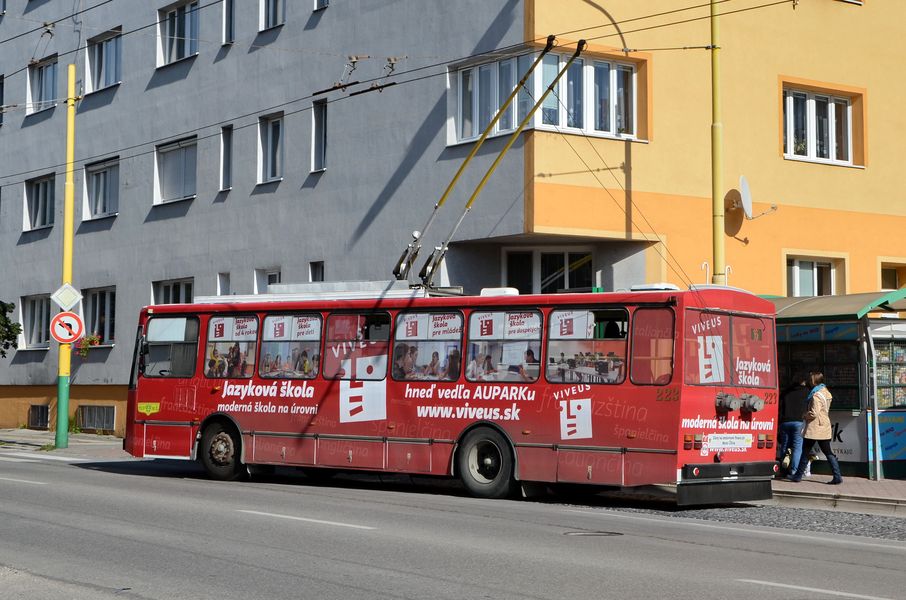 Trolejbus Škoda 14Tr ev. č. 223