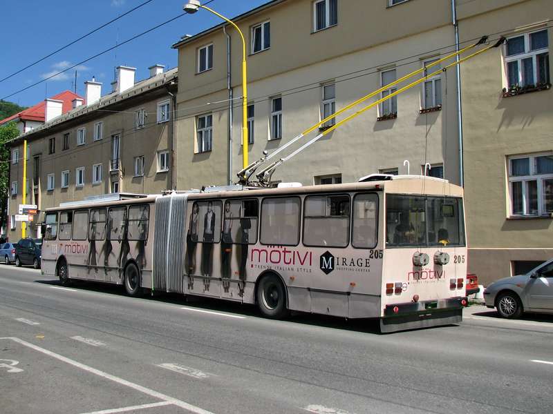 Trolejbus Škoda 15Tr ev. č. 205