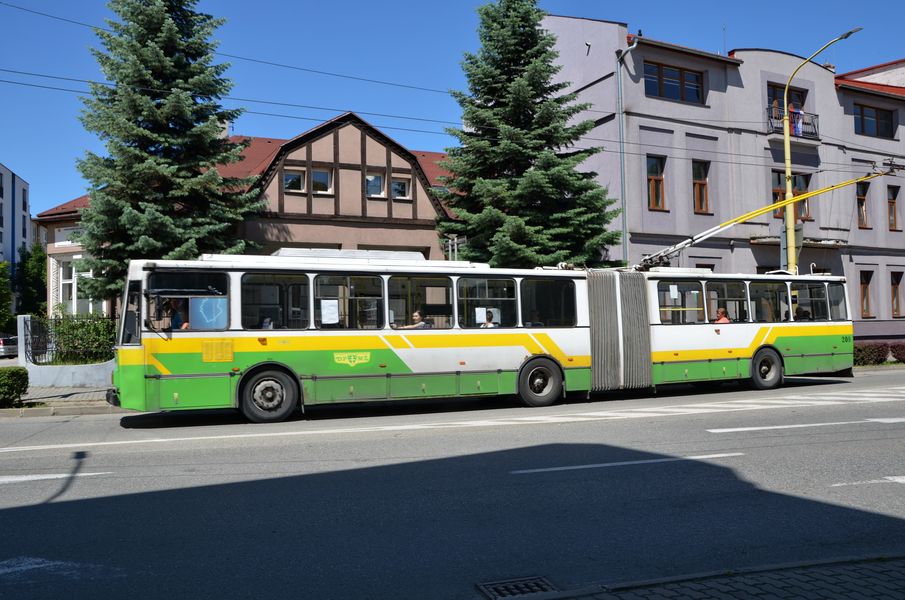Trolejbus Škoda 15Tr ev. č. 209