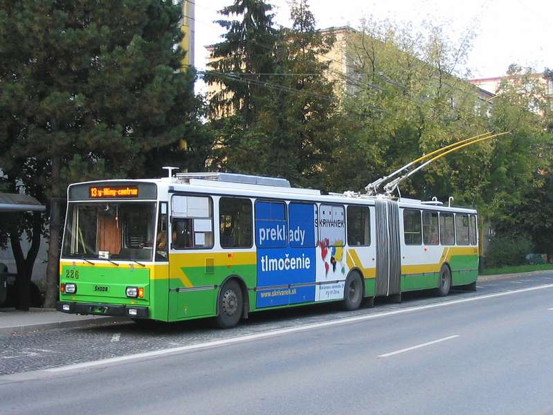 Trolejbus Škoda 15Tr ev. č. 226
