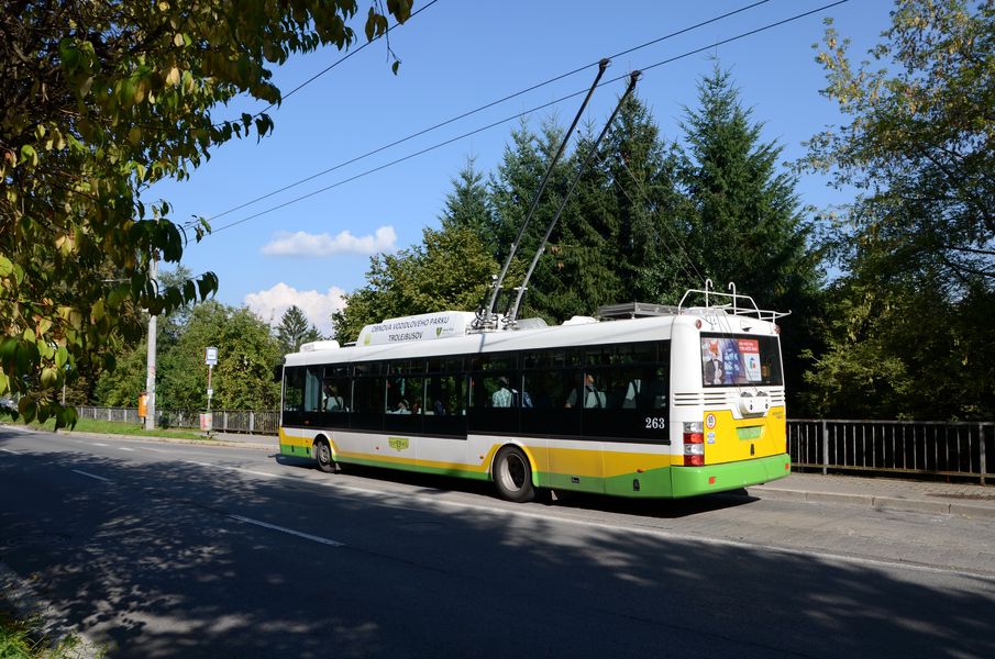 Trolejbus Škoda 30 Tr SOR ev. č. 263