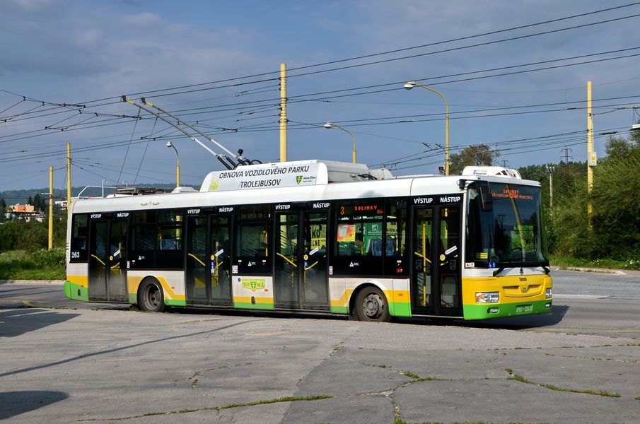 Trolejbus Škoda 30 Tr SOR ev. č. 263