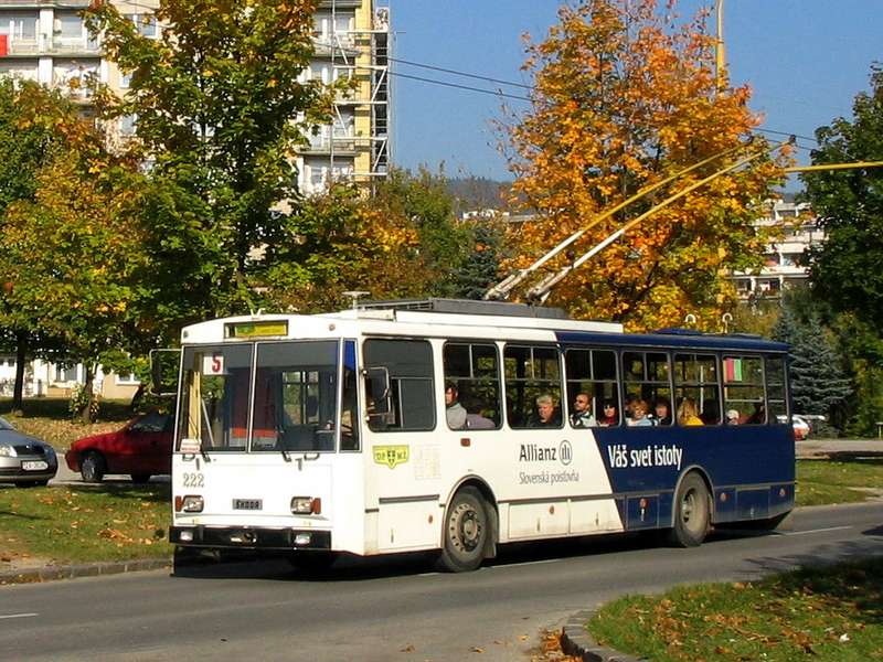 Trolejbus Škoda 14Tr ev. č. 222