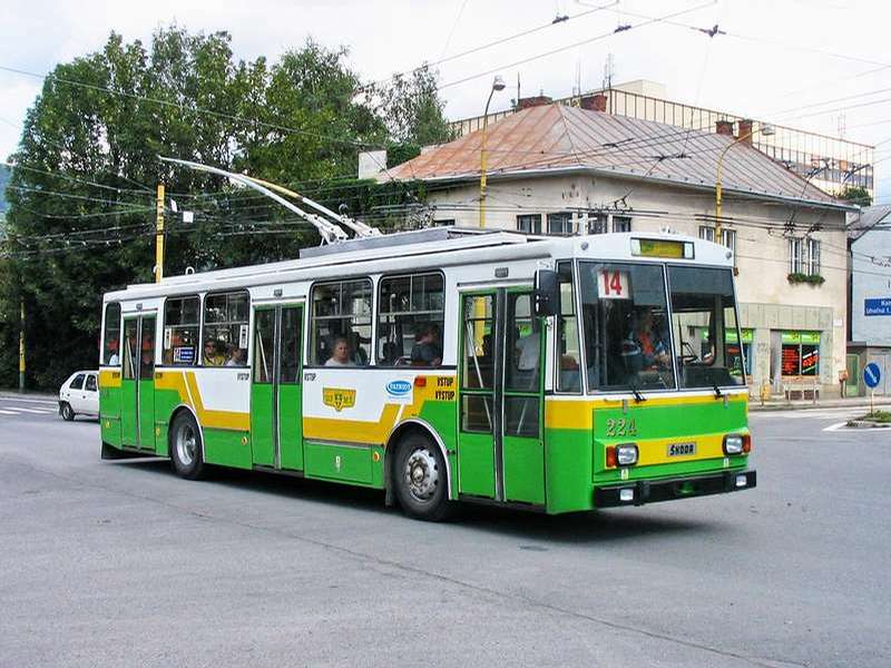 Trolejbus Škoda 14Tr  ev. č. 224