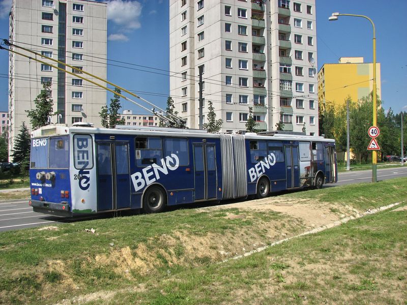 Trolejbus Škoda 15Tr ev. č. 201