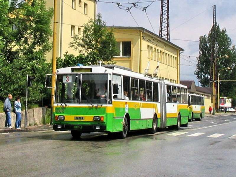 Trolejbus Škoda 15Tr ev. č. 208