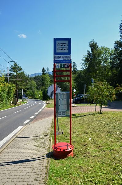 Zast. označník Žil. univerzita