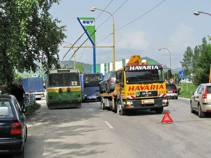 Nehoda autobusu na Vlčincoch