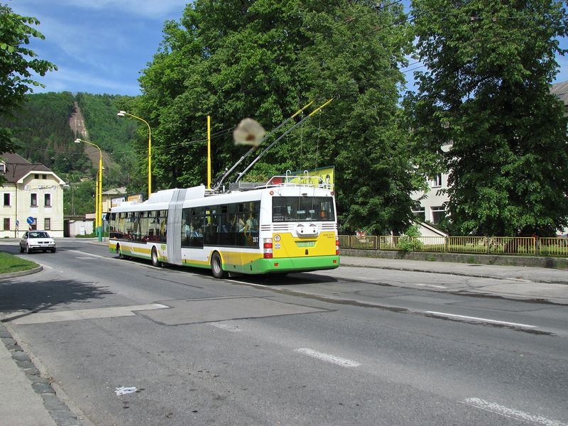 Trolejbusová trať Ul. 1. mája