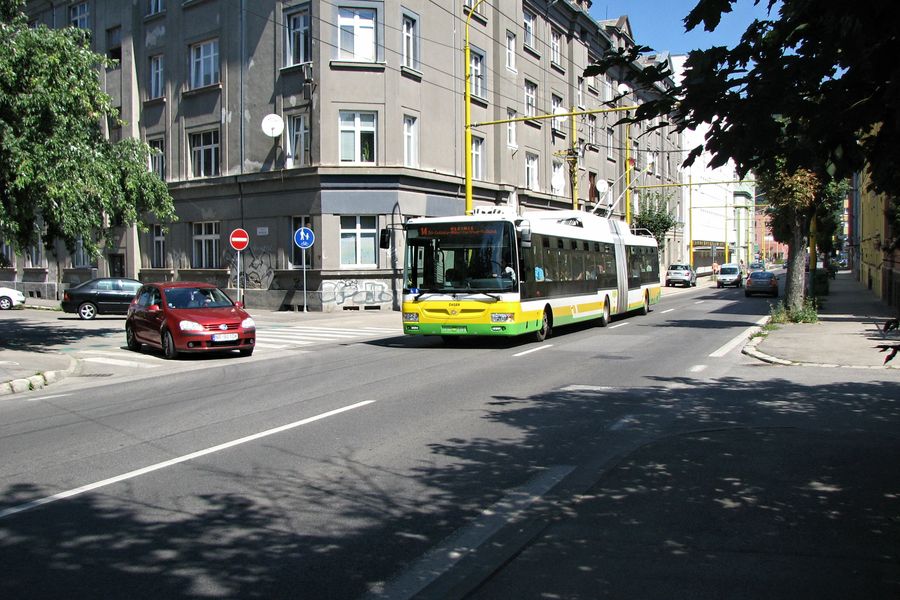 Trolejbusová trať na Ul. 1. mája