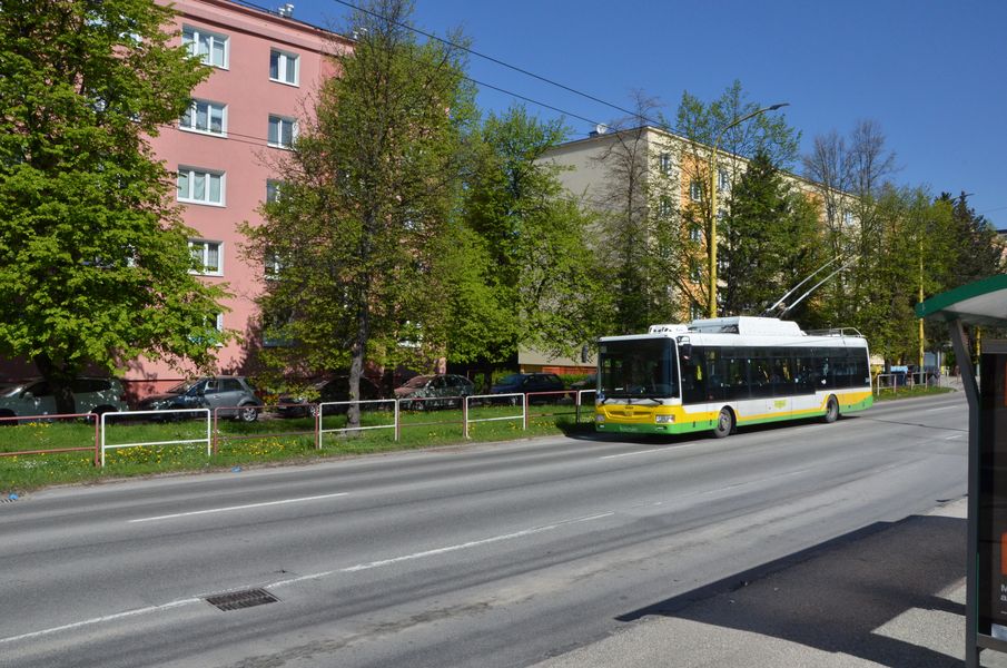 Trolejbusová trať Hlinská ul. 