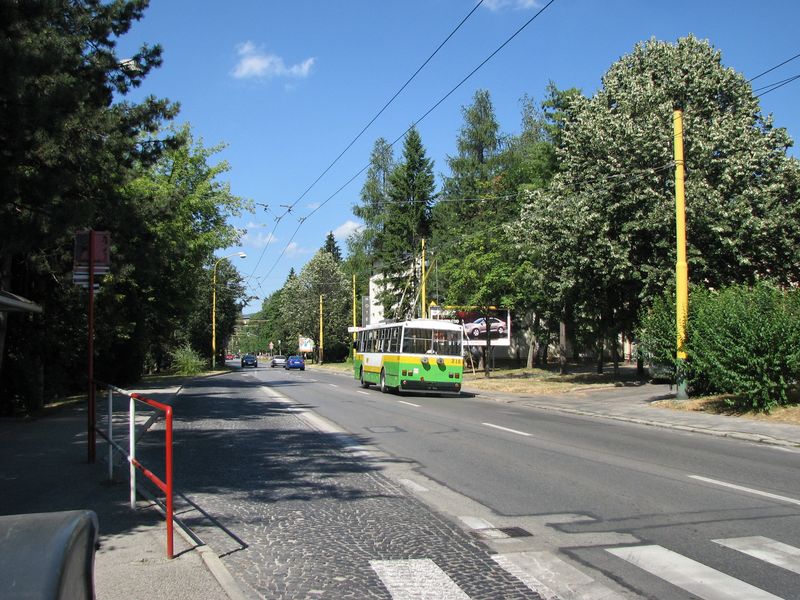 Trolejbusová trať Hlinská ul.