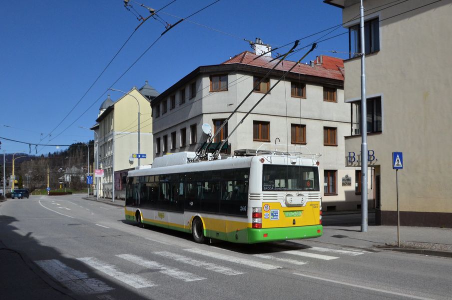 Trolejbusová trať na Kálove