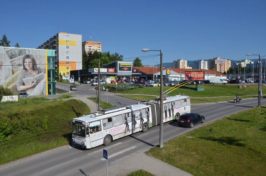 Trolejbusová trať na Obvodovej 