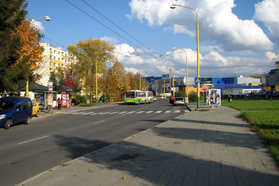 Trolejbusová trať na Obvodovej
