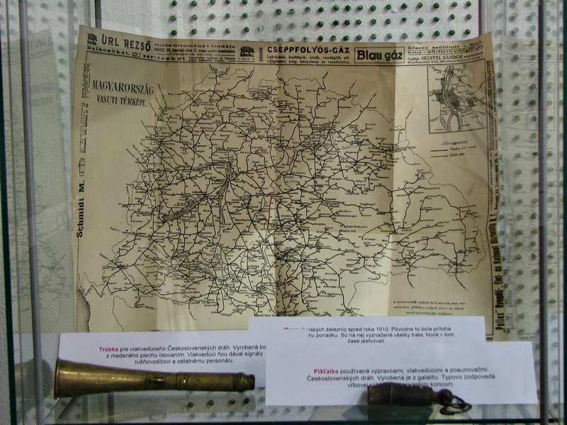 Mapa uhorských železníc