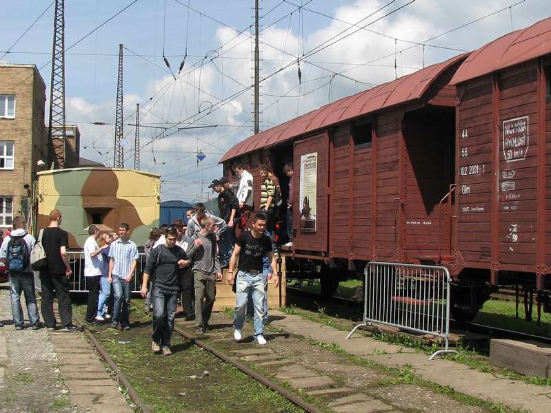 Pancierový vlak - výstava