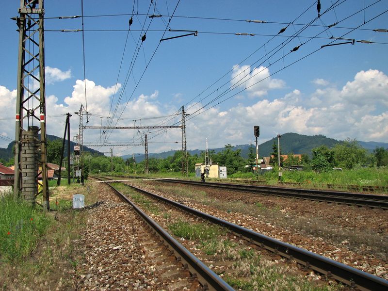 Železničná trať v Strážove