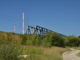 Železničný most cez rieku Váh