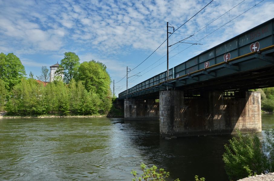 Železničné mosty pri Budatíne