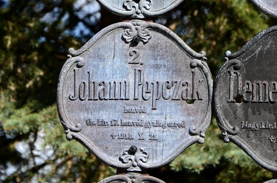 Johann Pepczak, vojak