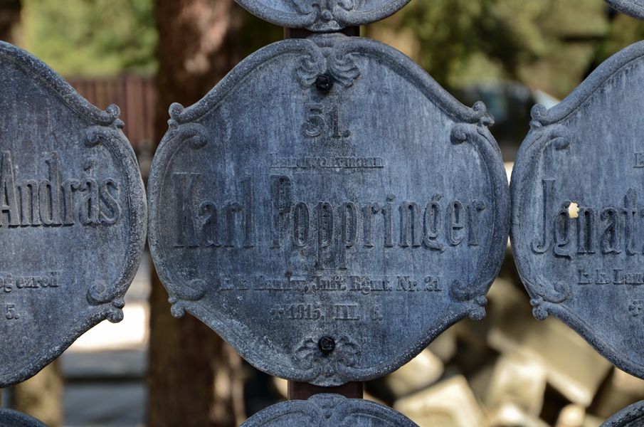 Karl Poppringer, domoobranca