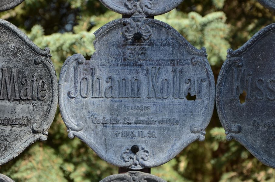 Johann Kollar, pešiak