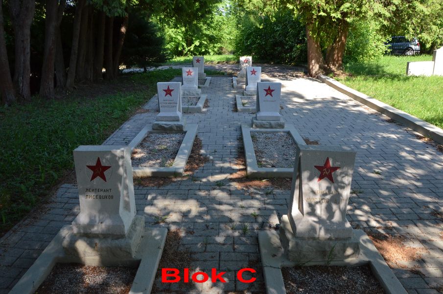 Военное кладбище – Блок Ц