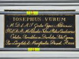 Pamätná tabuľa Jozef Vuruma