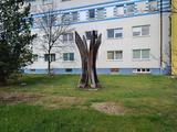 Drevená plastika Dolné Rudiny