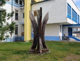 Drevená plastika Dolné Rudiny