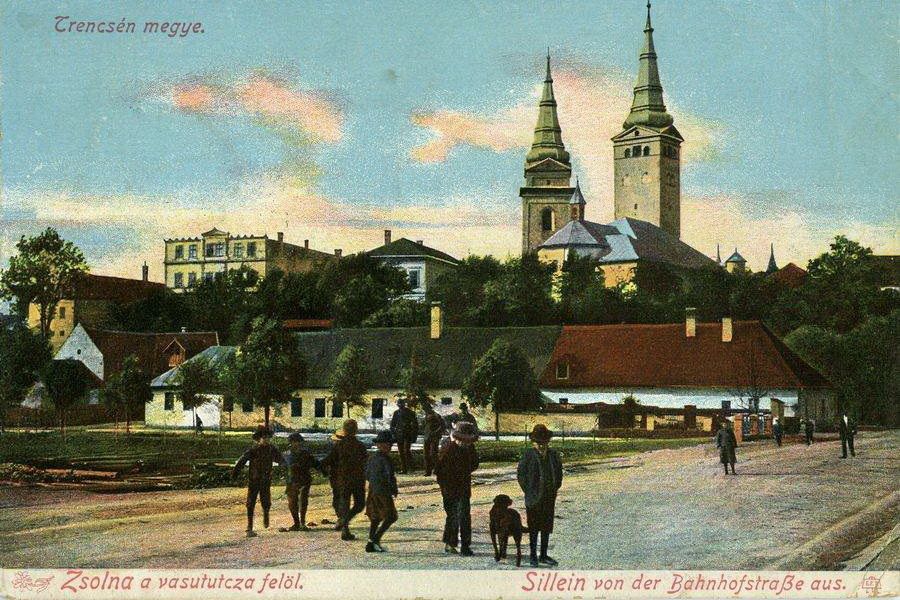 Hlinkovo námestie v r. 1900