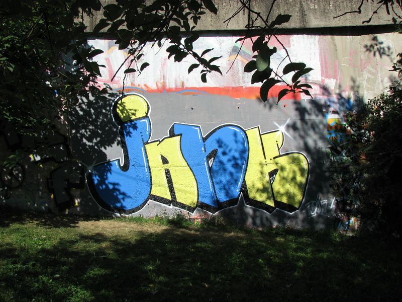 Graffiti pri KC Stanica