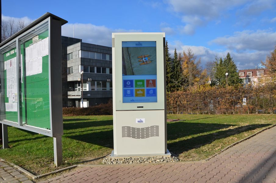 Informačný kiosk SHMÚ v Žiline